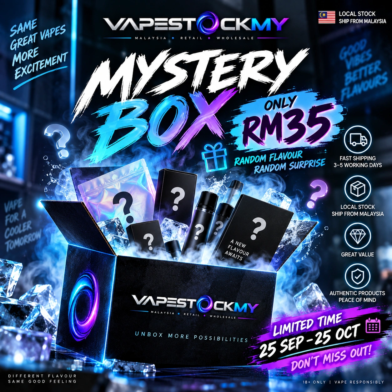 下载 Mystery Box – 1 PC | Random Flavor | Free Delivery - Image 1